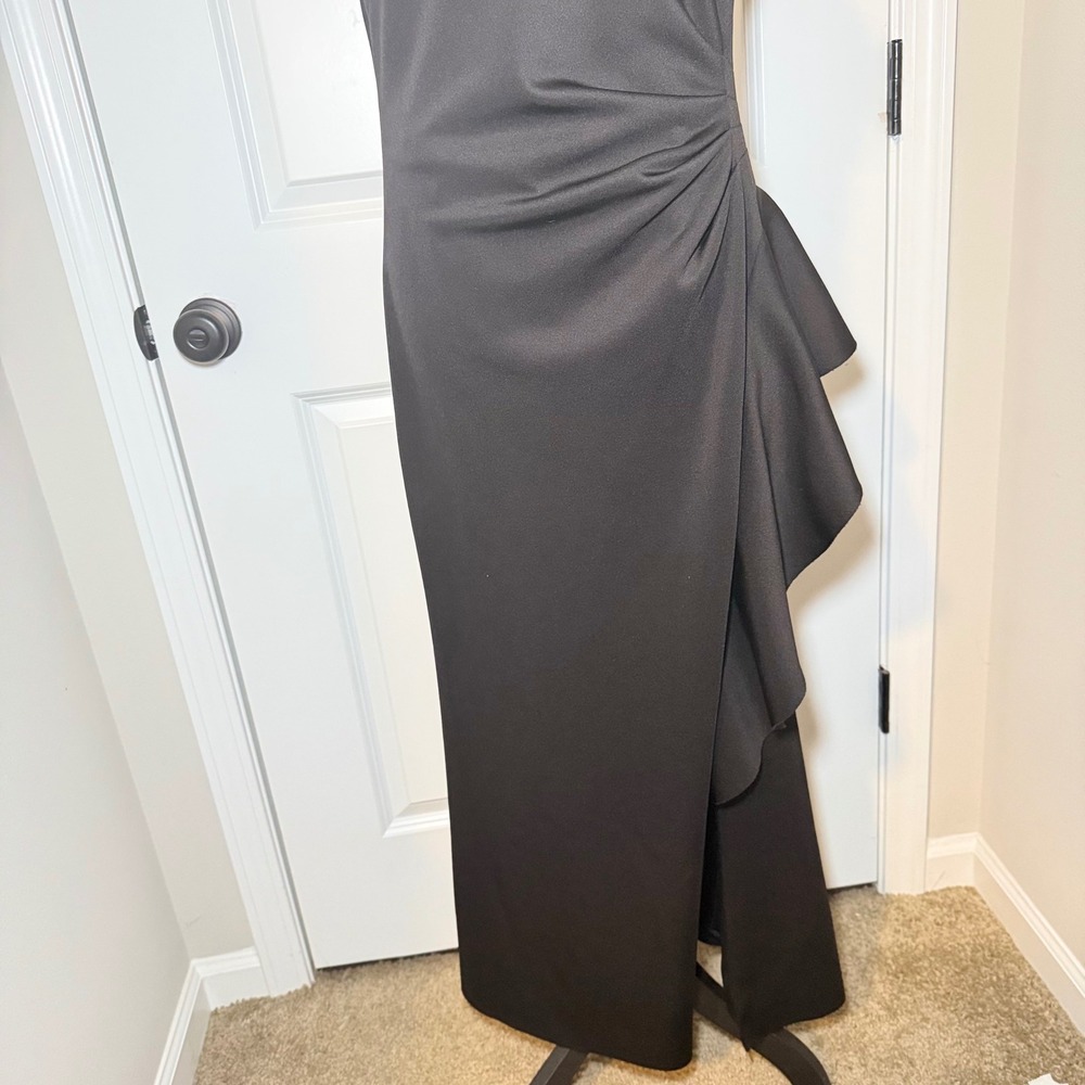 Xscape Women's Evening Bodycon Dress Black 14 Petite - Picture 5 of 13